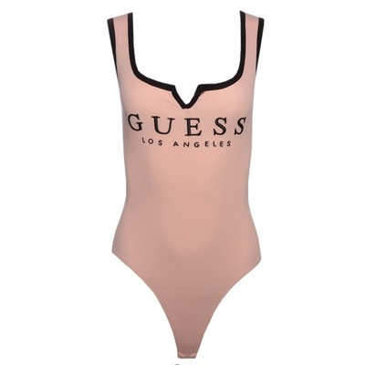 Body GUESS Logo W1YI0Q R8G00 Pudrowy róż