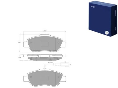 ZAPATAS DE FRENADO FIAT FIORINO 08- TOMEX BRAKES  