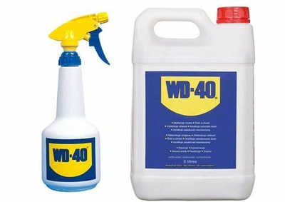 WD 40 5L. + ROZPYLACZ ODRDZEWIACZ DO ŚRUB WD-40