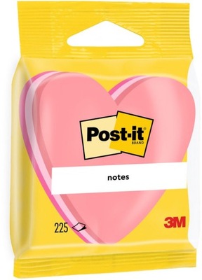 Notes samoprzylepny Post-it serce 225 karteczek