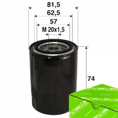 FILTER OILS VALEO FOR KIA CERATO II 1.6 2.0 - milautoparts-fr.ukrlive.com