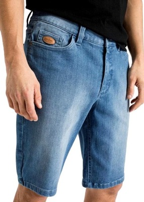 Spodenki męskie jeansowe niebieskie JOHN BANER SJ176 r. 42 3XL