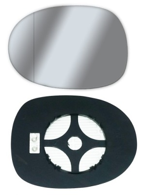 Вкладыш зеркало honda civic viii ufo asf+grz+pl левая фото №1