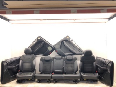 Сиденья заднее сиденье обшивки комплект mercedes w166 suv 11-15 фото №1