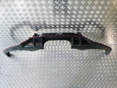 Honda civic x type r накладка спойлер задний фото №1