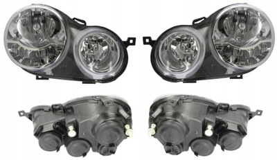 Фара лампа vw polo 9n 01-05 valeo l+p фото №1