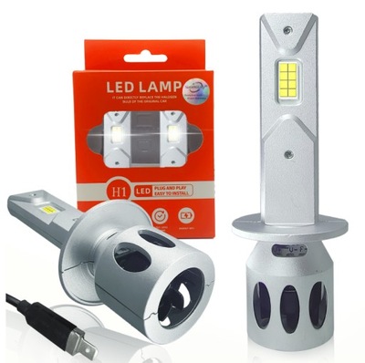 LUCES DIODO LUMINOSO LED H1 CANBUS 1:1 POTENTE LUZ 6500K  