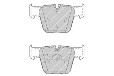 КОЛОДКИ ТОРМОЗНЫЕ MERCEDES S (C216) S (W221) 5.5/6.