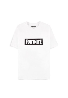 koszulka FORTNITE - LOGO biała [L]