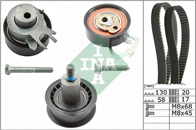 INA 530 0538 10 КОМПЛЕКТ ГРМ FABIA 1.4 06