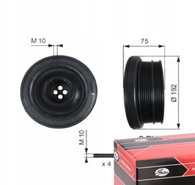 Шкив gates к bmw 3 e93 330 фото №1