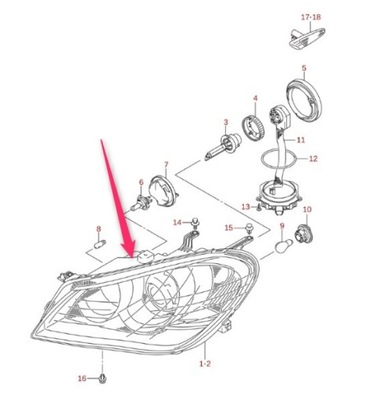 FEU DROITE AVANT XÉNON SUZUKI KIZASHI - milautoparts-fr.ukrlive.com