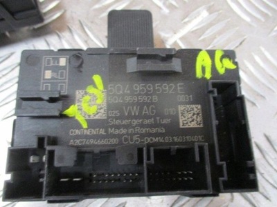 Модуль дверь 5q0, 5q4959592e, golf vii 7, правое фото №1
