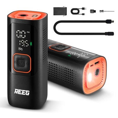 Pompka elektryczna do roweru rowerowa REEG Air pump PRO kompresor 7500 mAh