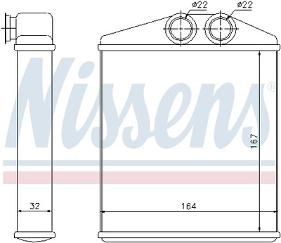 ОБОГРЕВАТЕЛЬ NISSENS NIS 72661