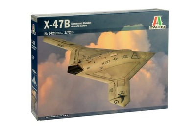 US NAVY X-47B Unmanned Combat Aircraft System 1/72 Italeri 1421