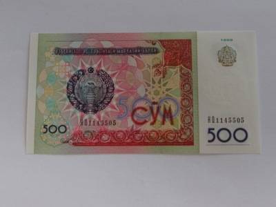 [B0271] Uzbekistan 500 Sum 1999 r. UNC