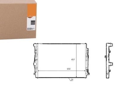 РАДИАТОР ДВИГАТЕЛЯ NRF 5Q0121251EQ