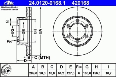 DISKU HAMULC. TOYOTA HILUX 88-05 