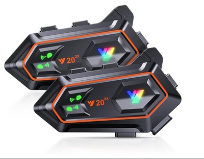 Interkom Motocyklowy Bluetooth V202X 1000m IP67 32h