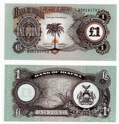 BIAFRA 1968-69 1 POUND