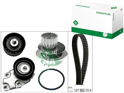 Набор ремень распределительного вала с насос воды chevrolet aveo kalos rezzo daewoo фото №1