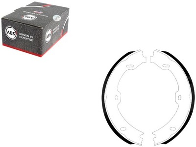 Гальмівні колодки гальмівні mercedes w211 e-klasa 02- ручний фото №1