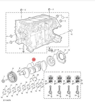 Wał колінчастий mg 3 2024-гібрид фото №1