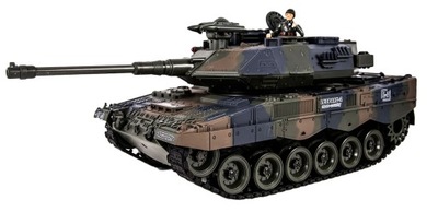 CZOŁG STEROWANY RC STRZELA DYMI LEOPARD 1:18