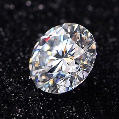 Moissanit 1,2ct 7mm VVS1 D Moissanite Diament