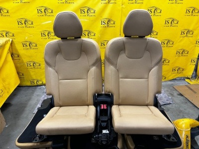 Сидіння спинка заднє сидіння сидіння шкіра задня 3 ряд 7 осіб volvo xc90 ii 2018r фото №1