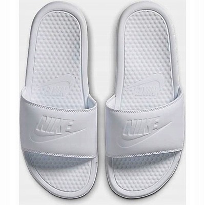 NIKE Klapki Benassi basen siłownia białe r 35,5