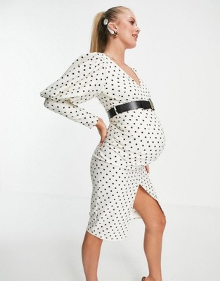 LITTLE MISTRESS MATERNITY SUKIENKA MIDI 36 1VAG