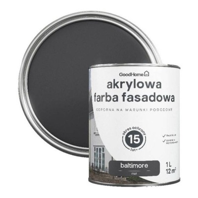 Farba elewacyjna GoodHome baltimore 1 l