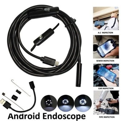Kamera inspekcyjna endoskop USB Android 5m