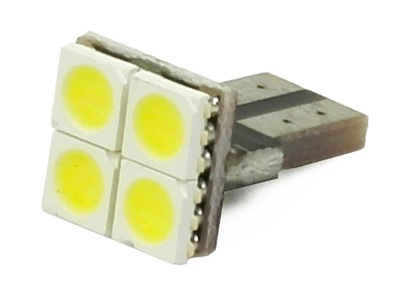 DIODO LUMINOSO LED W5W 4 X SMD 5050 CANBUS T10 CAN BUS ZAROWKA-  