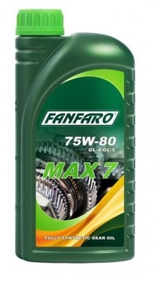 МАСЛО FANFARO 75W80 1L MAX7 GL4/GL5 SYNT. OFA