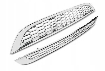 Решётка радиатора mini cooper 01-06 r50 r53 s-type хром фото №1