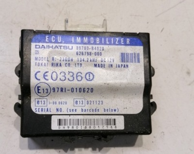 Daihatsu terios 06r - модуль імобілайзер 89780-b4020 фото №1
