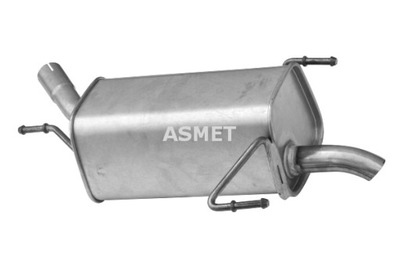 ASMET SILENCER SYSTEM OUTLET REAR OPEL ASTRA G CORSA C 1.2 1.4  