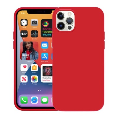 Crong Color Cover - Etui iPhone 12 Pro Max (czerwo