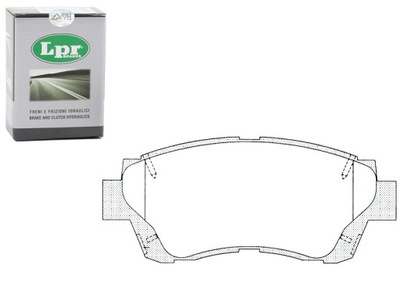 Тормозные колодки тормозные toyota camry celica 2.0/2.2/3.0 фото №1