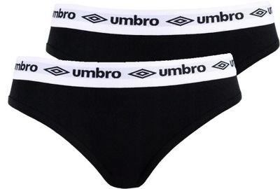 UMBRO FIGI DAMSKIE SPORTOWE 2-PAK CZARNE XL