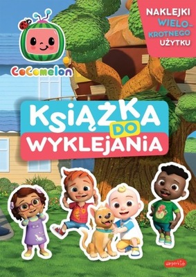 KSIĄŻKA DO WYKLEJANIA - COCOMELON - NAKLEJKI