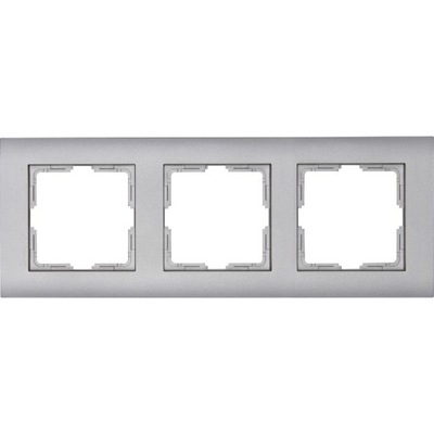 Ramka potrójna Kopp srebrny