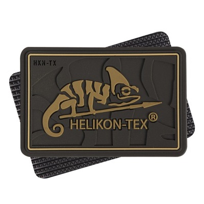Naszywka Helikon Logo PVC - Coyote