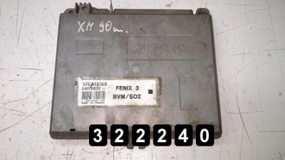 1990 citroen xm ecu s101700101k фото №1