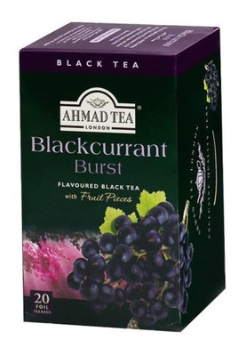 Herbata Ahmad Black Tea Blackcurrant Burst 20x2g