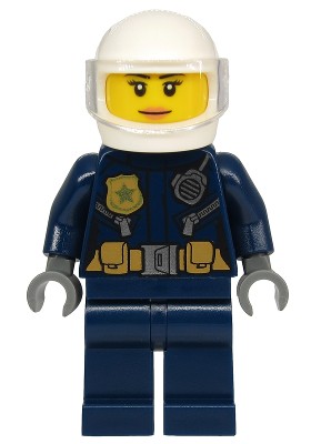 Figurka cty1134 LEGO POLICJANTKA MOTOCYKLISTKA Policja