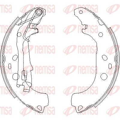 REMSA 4206.00 SET PADS BRAKE  